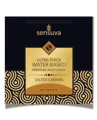 Пробник лубриканту на водній основі Sensuva - Ultra–Thick Water-Based Salted Caramel. Солона карамель (6 мл) зображення