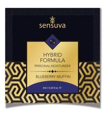 Пробник ультра густого лубриканту на гібридній основі Sensuva UltraThick Hybrid Formula Blueberry Muffin, чорничний мафін (6 мл) зображення