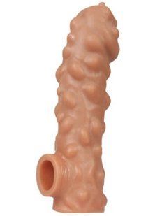 Насадка на член з отвором для мошонки Kokos Cock Sleeve CS 003, розмір M зображення