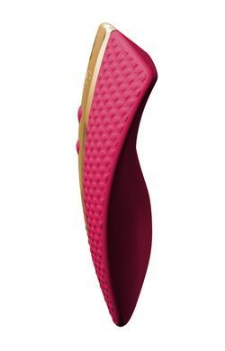 Кліторальний вібратор Shunga Obi Intimate Massager Raspberry зображення