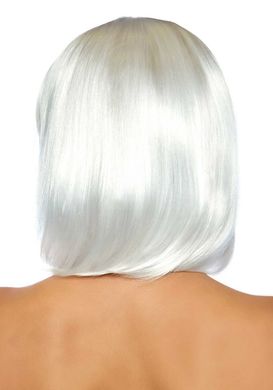 Флуоресцентный парик боб-каре Leg Avenue Pearl short natural bob wig White, белый картинка