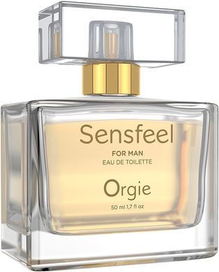 Чоловічі парфуми з феромонами Orgie Sensfeel for Man (50 мл), цитрусово-деревний аромат зображення
