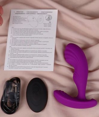 Вібромасажер простати з пультом ДК S Pleasures Premium Cozy, чорний (діаметр 3,3 см) зображення