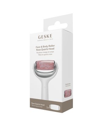 Насадка кварцевая GESKE Face&Body Roller Rose Quartz Head картинка