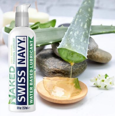 Лубрикант на водній основі для чутливої ​​шкіри Swiss Navy NAKED All Natural (10 мл) зображення
