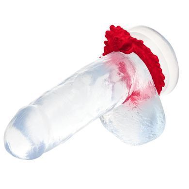 Эрекционное кольцо Creature Cocks Rise of the Dragon Silicone Penis Ring Red картинка