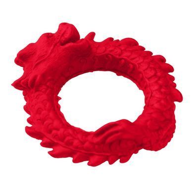 Эрекционное кольцо Creature Cocks Rise of the Dragon Silicone Penis Ring Red картинка