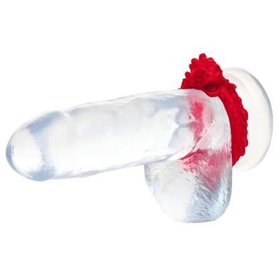 Эрекционное кольцо Creature Cocks Rise of the Dragon Silicone Penis Ring Red картинка