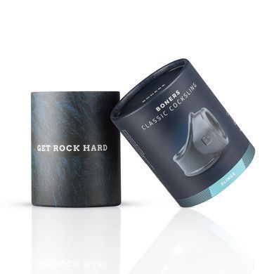 Двойное эрекционное кольцо Boners Clsssic Cocksling Grey (диаметр 3,5 см и 4 см) картинка