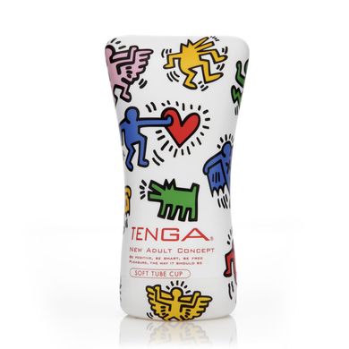 Мастурбатор з м'яким корпусом Tenga Keith Haring Soft Tube Cup зображення