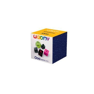 Набор игровых кубиков Wooomy Ooo 5 Dice Set (EN): места и позы для секса, интимные действия и части тела картинка