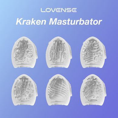 Набір мастурбаторів-яєць Lovense Kraken masturbator egg box (6 шт) зображення