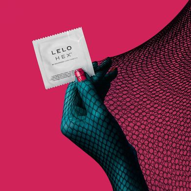 Тонкі та суперміцні презервативи LELO HEX Condoms Original (36 шт) зображення