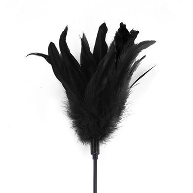 Щекоталка черная из пера молодого петуха Art of Sex Feather Paddle картинка