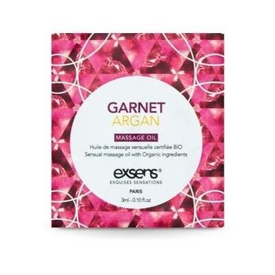 Пробник масажного масла EXSENS Garnet Argan 3мл зображення