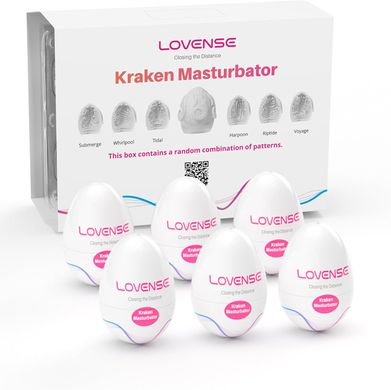 Набор мастурбаторов-яиц Lovense Kraken masturbator egg box (6 шт) картинка