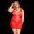 Сексуальное сетчатое платье JSY &laquo;Страстная Эвелин&raquo; Plus Size, Red картинка