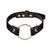 Кожаный чокер с кольцом Rosy Gold Choker Black картинка
