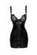 Сукня-міні з мереживом на блискавці Noir Handmade F254 Powerwetlook mini-dress, розмір S картинка 3
