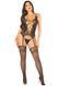 Еротичний комплект: бодістокінг + трусики Leg Avenue Cami Garter with Stockings and String One Size, Black картинка 5