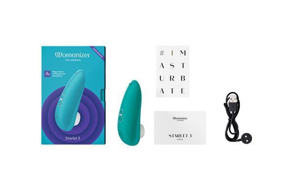 Вакуумный клиторальный стимулятор Womanizer Starlet 3 TURQUOISE картинка