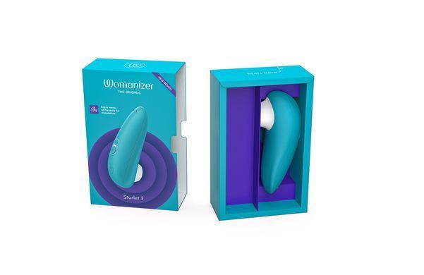 Вакуумный клиторальный стимулятор Womanizer Starlet 3 TURQUOISE картинка