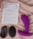 Вібромасажер простати з пультом ДК S Pleasures Premium Cozy, чорний (діаметр 3,3 см) картинка 7