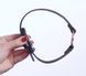 Кожаный чокер с кольцом Rosy Gold Choker Black картинка 8