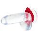 Эрекционное кольцо Creature Cocks Rise of the Dragon Silicone Penis Ring Red картинка 8