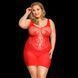 Сексуальное сетчатое платье JSY &laquo;Страстная Эвелин&raquo; Plus Size, Red картинка 1