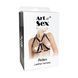 Портупея жіноча з ланцюжками Art of Sex Aiden Leather harness, розмір XS-M картинка 4
