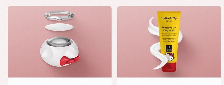 Омолоджуюча маска GESKE Youth Boosting Mask by Hello Kitty Head (50 мл + 20 серветок) зображення
