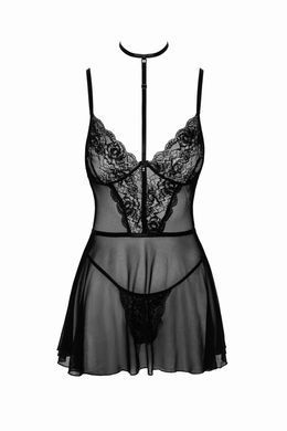 Беби-долл с кружевом Noir Handmade Kissable First Kiss Babydoll, размер S/M картинка