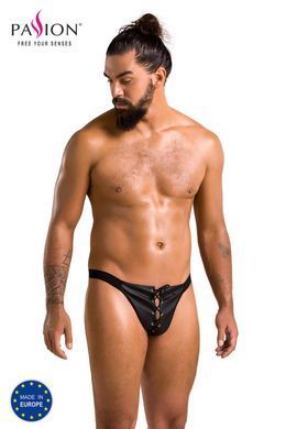 Откровенные трусы со шнуровкой Passion 044 SLIP OPEN BEN black, размер L/XL картинка