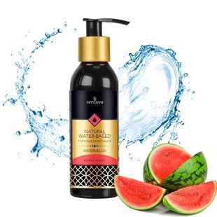 Лубрикант на водній основі їстівний Sensuva Natural Water-Based Watermelon, кавун (125 мл) зображення