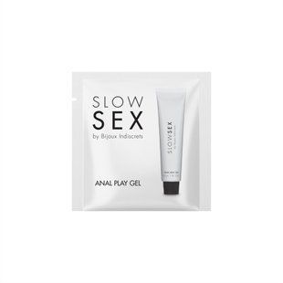 Пробник анального гелю-змазки на водній основі Bijoux Indiscrets Slow Sex Anal play gel (2 мл) зображення