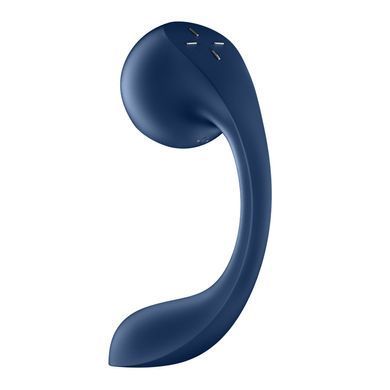 Смарт вібратор для точки G + вакуумний стимулятор клітора Satisfyer Pro+ Wave 4 Connect App (діаметр 3,9 см) зображення