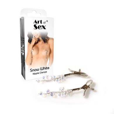 Затискачі для сосків Art of Sex Snow White зображення