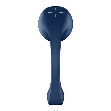 Смарт вібратор для точки G + вакуумний стимулятор клітора Satisfyer Pro+ Wave 4 Connect App (діаметр 3,9 см) зображення