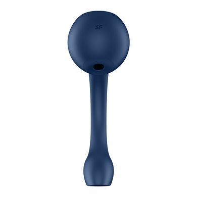 Смарт вібратор для точки G + вакуумний стимулятор клітора Satisfyer Pro+ Wave 4 Connect App (діаметр 3,9 см) зображення
