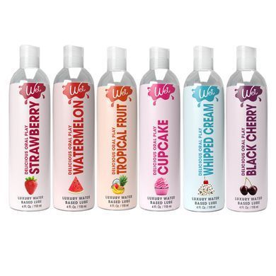 Їстівний лубрикант на водній основі без цукру Wet Oral Play Strawberry, полуниця (30 мл) зображення