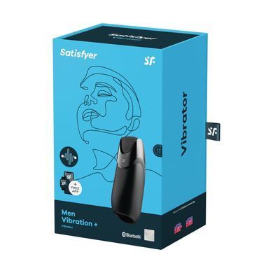 Смарт-мастурбатор з вібрацією Satisfyer Men Vibration+ зображення