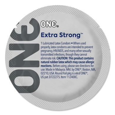 Презерватив потовщений ONE Extra Strong (1 шт) зображення