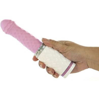 Розкішний вібратор-пульсатор з присоскою Pillow Talk Feisty Thrusting Vibrator Pink (діаметр 3,4 см) зображення