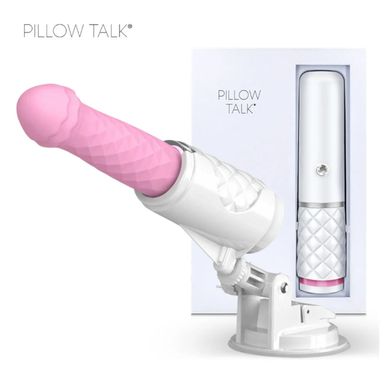 Розкішний вібратор-пульсатор з присоскою Pillow Talk Feisty Thrusting Vibrator Pink (діаметр 3,4 см) зображення