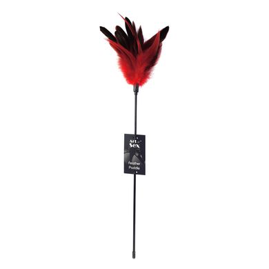 Лоскоталочка червона з пера молодого півня Art of Sex Feather Paddle зображення