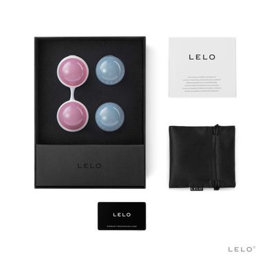 Набір вагінальних кульок зі змінним навантаженням LELO Beads (діаметр 3,5 см, 28 та 37 г) зображення