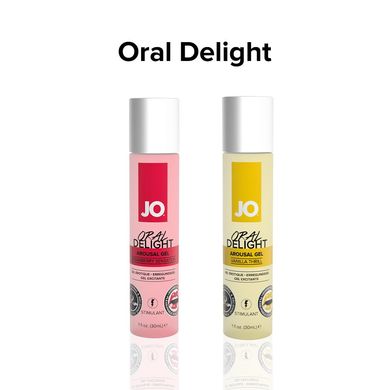 Возбуждающий гель для оральных ласк System JO Oral Delight Strawberry Sensation, клубника (30 мл) картинка