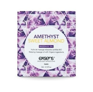 Пробник масажного масла EXSENS Amethyst Sweet Almond 3мл зображення