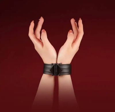 Наручники кожаные LOCKINK Wristcuffs/Anklecuffs Brown Set картинка